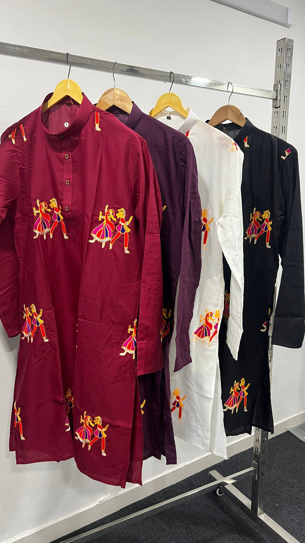 Festive Flex Cotton Kurta and Dhoti Set for Navratri
