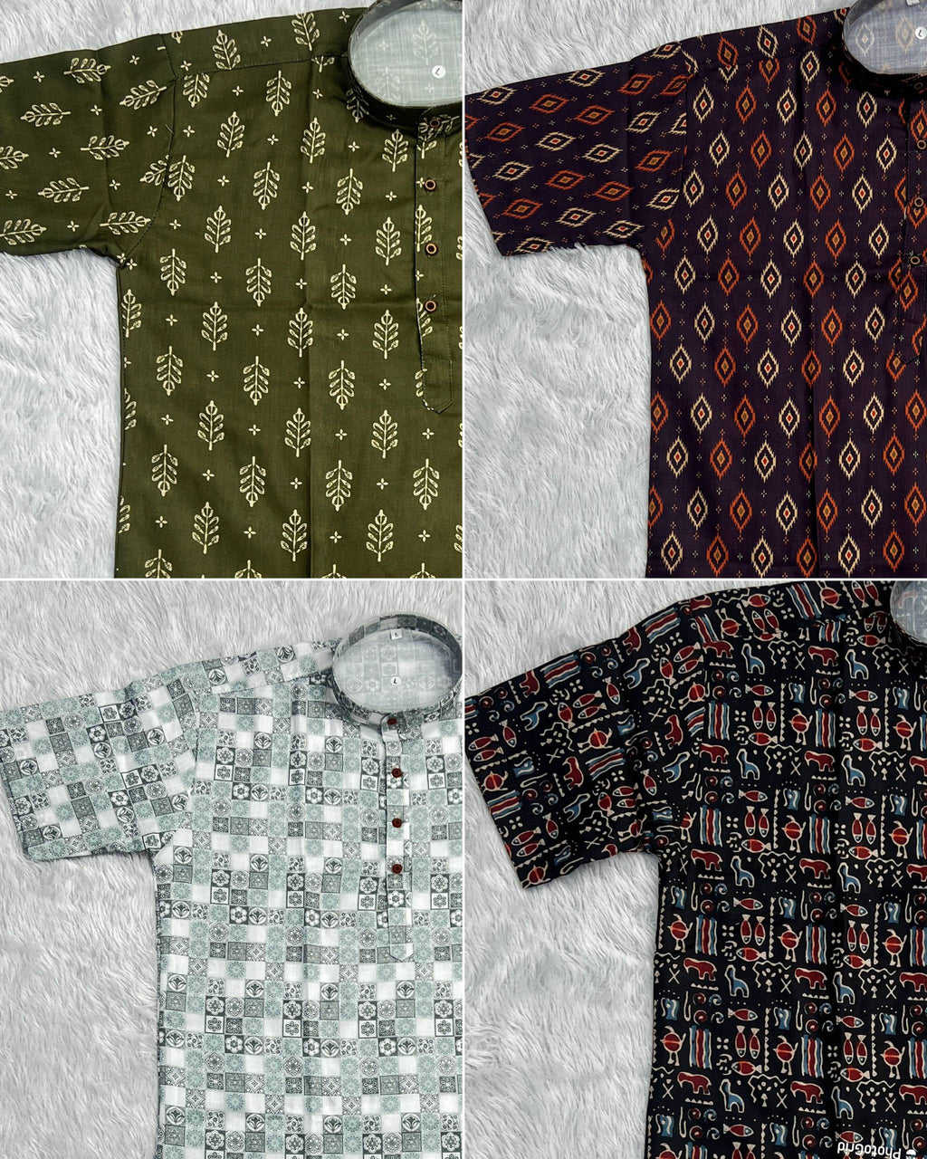 Casual Cotton Printed Half Sleeve Shirt