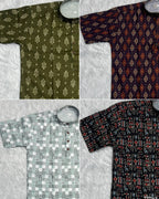 Casual Cotton Printed Half Sleeve Shirt