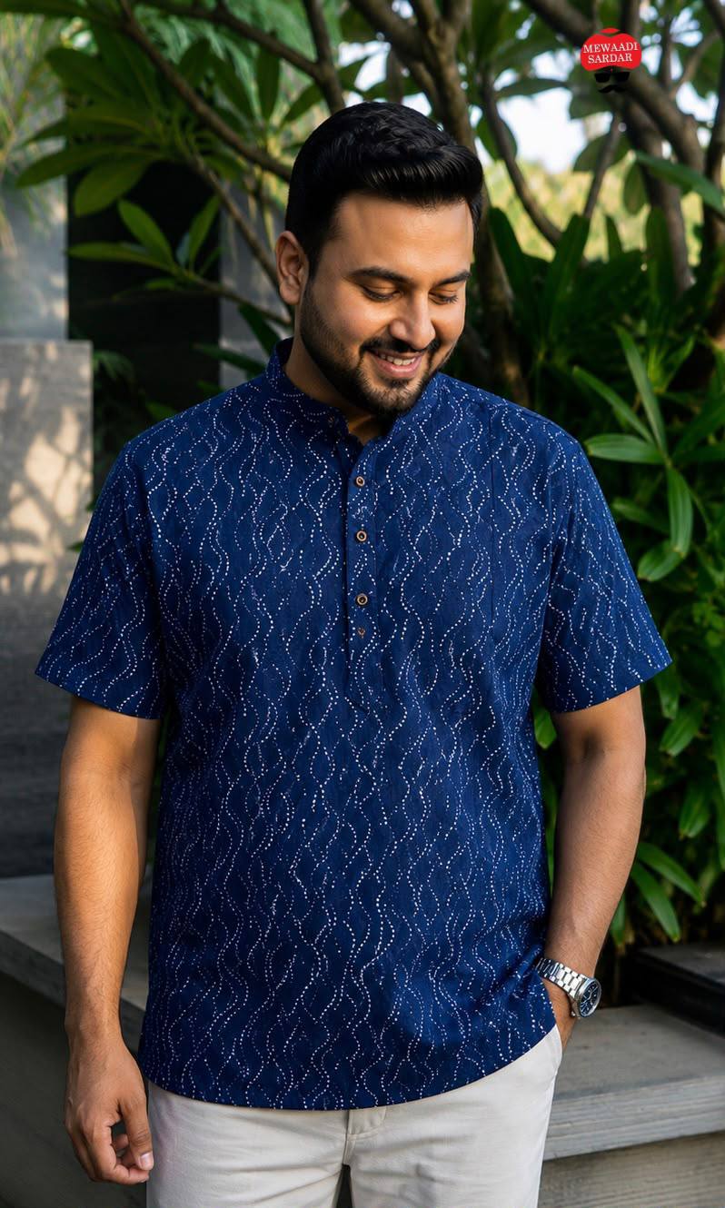 Casual Cotton Printed Half Sleeve Shirt