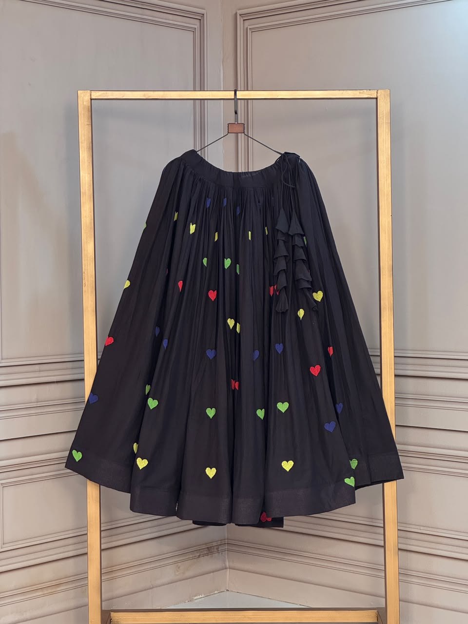 Cora Cotton Heart Embriodery lehenga collection