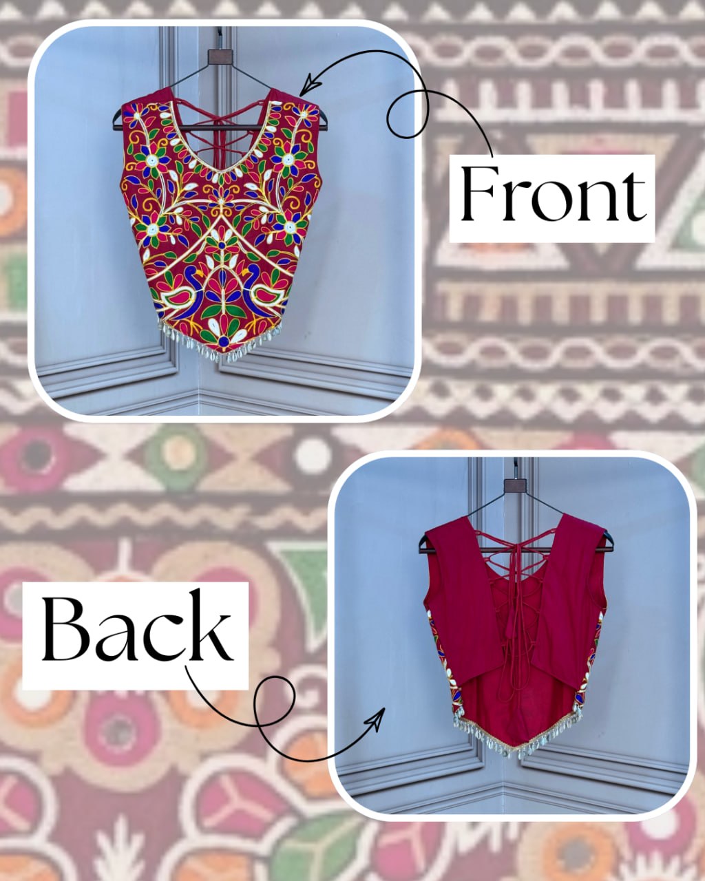 Festive Rayon Kutchi Work Blouse Collection
