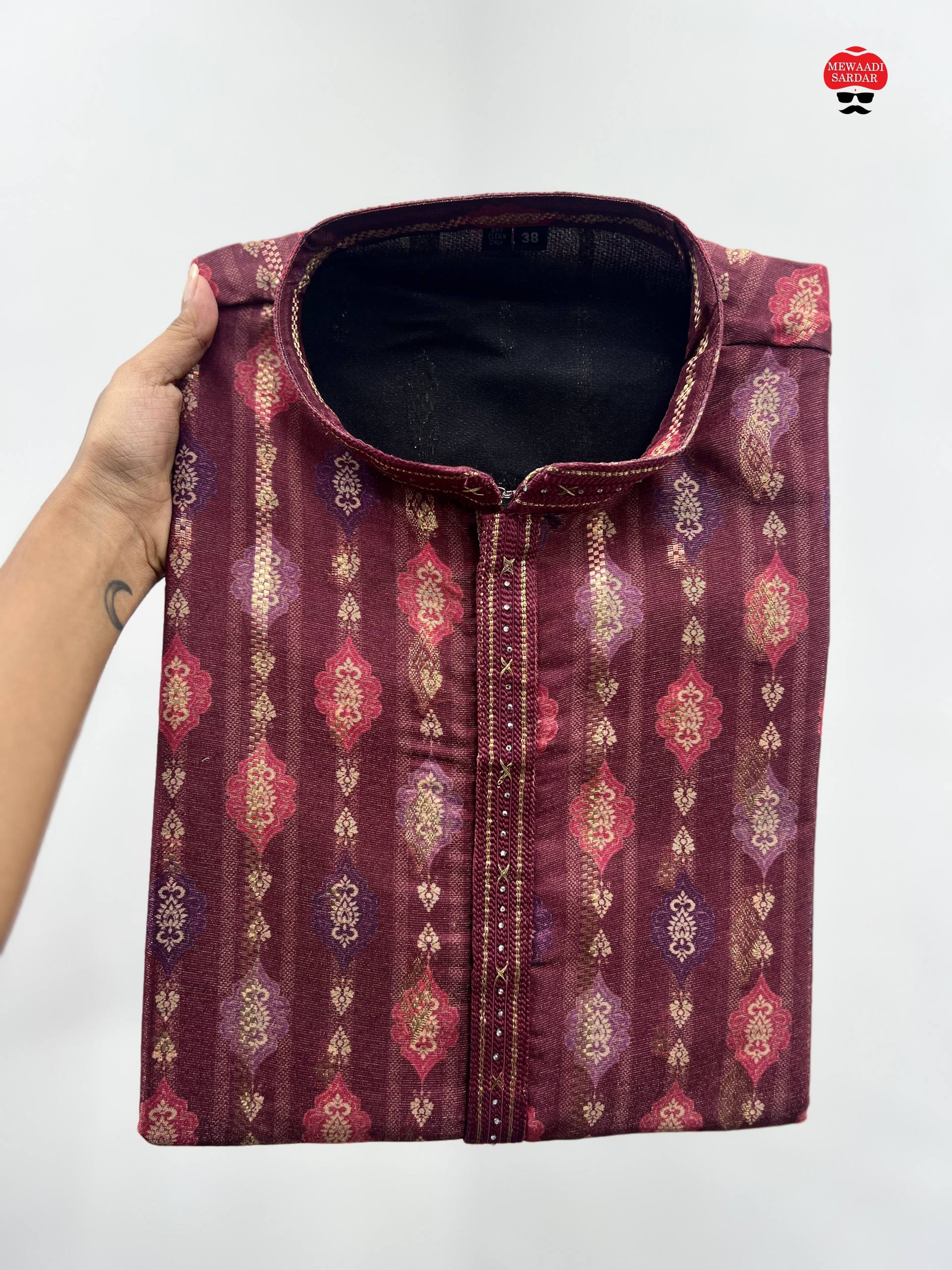 Men's Ethnic Cotton Kurta Pyjama Set