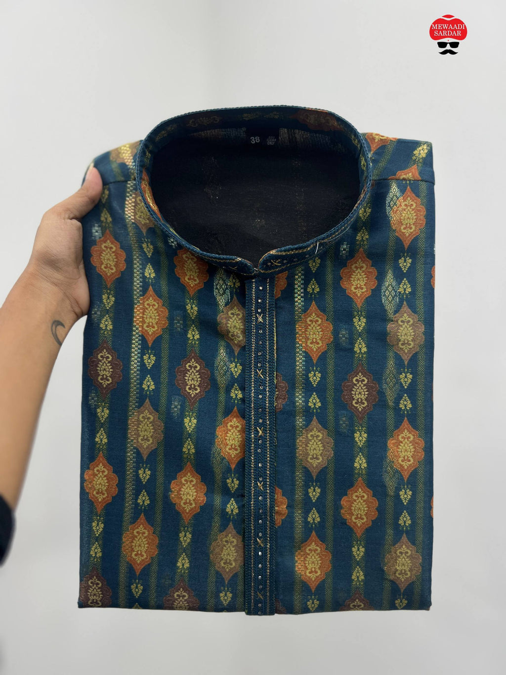 Men's Ethnic Cotton Kurta Pyjama Set