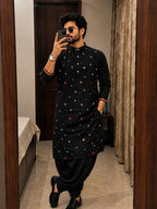 Men's Flex Cotton Kurta Dhoti Navratri Special Set