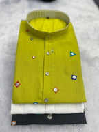 Men's Flex Cotton Kurta Dhoti Navratri Special Set