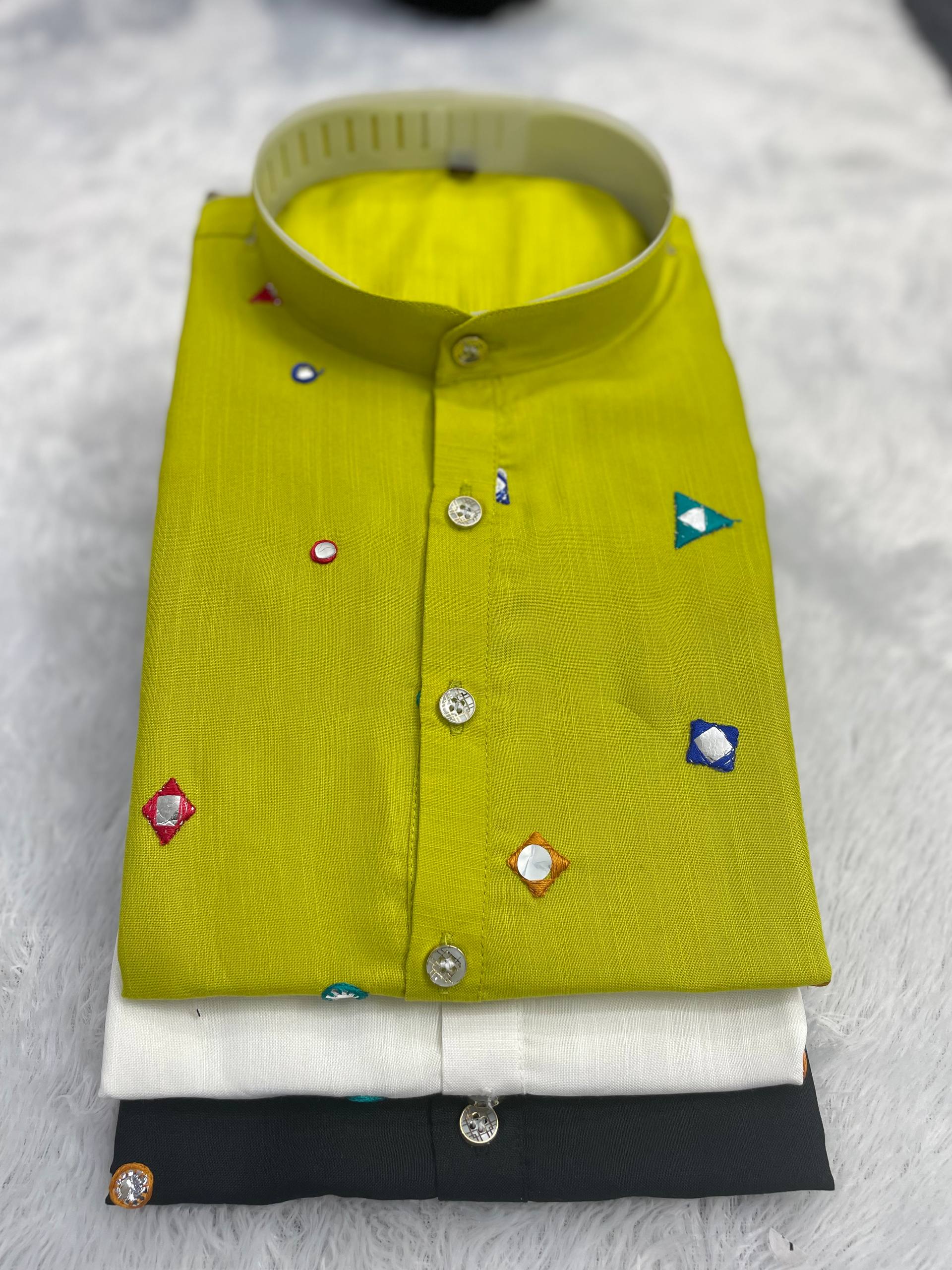 Men's Flex Cotton Kurta Dhoti Navratri Special Set