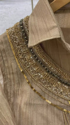 Ethnic Salsa Silk Handwork Designer Co-ord Set